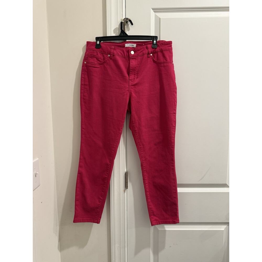 SANCTUARY Denim Women’s Jeans Slim Skinny Mid-Rise Pink Size 12